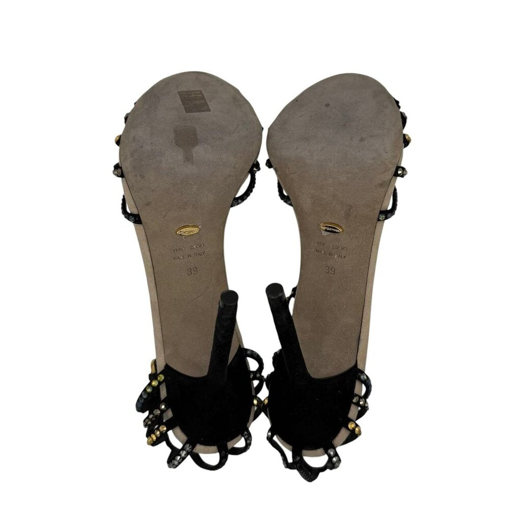Studded Stiletto Sandals