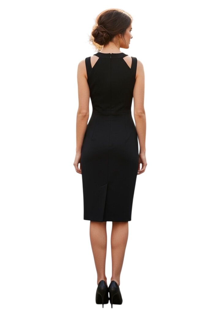 Mi Jong Lee Cutout Sheath Midi Dress