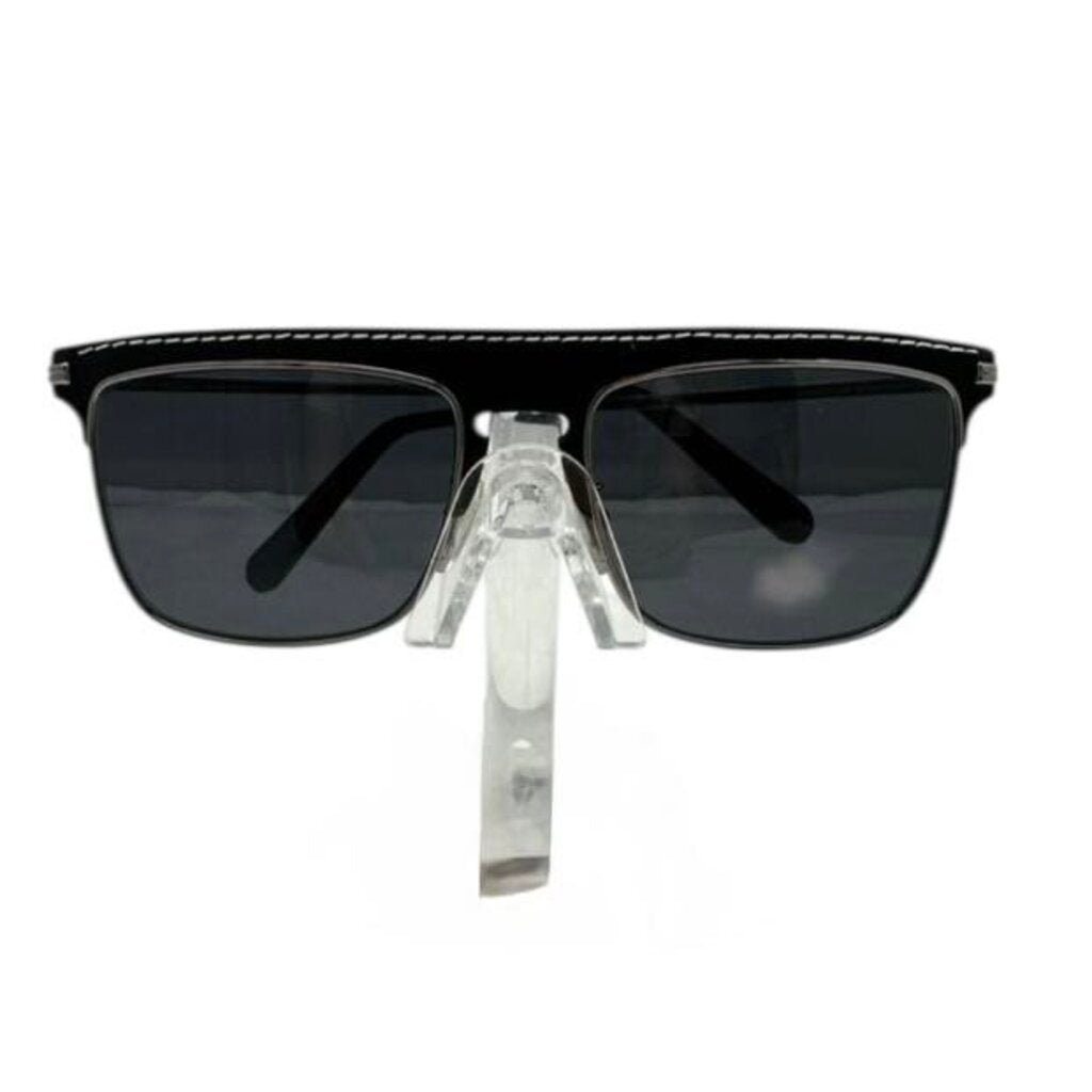 Loewe L40006U Leather Banded Wayfarer Tinted Sunglasses