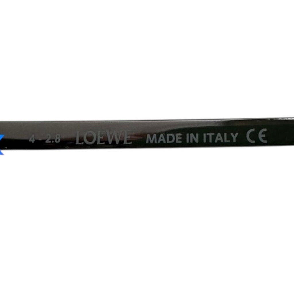 Loewe L40006U Leather Banded Wayfarer Tinted Sunglasses