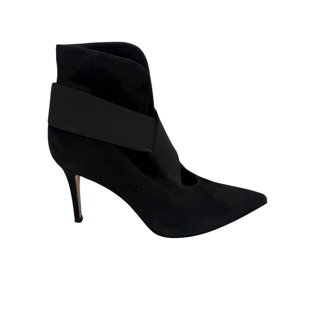 X Strap Stiletto Boots