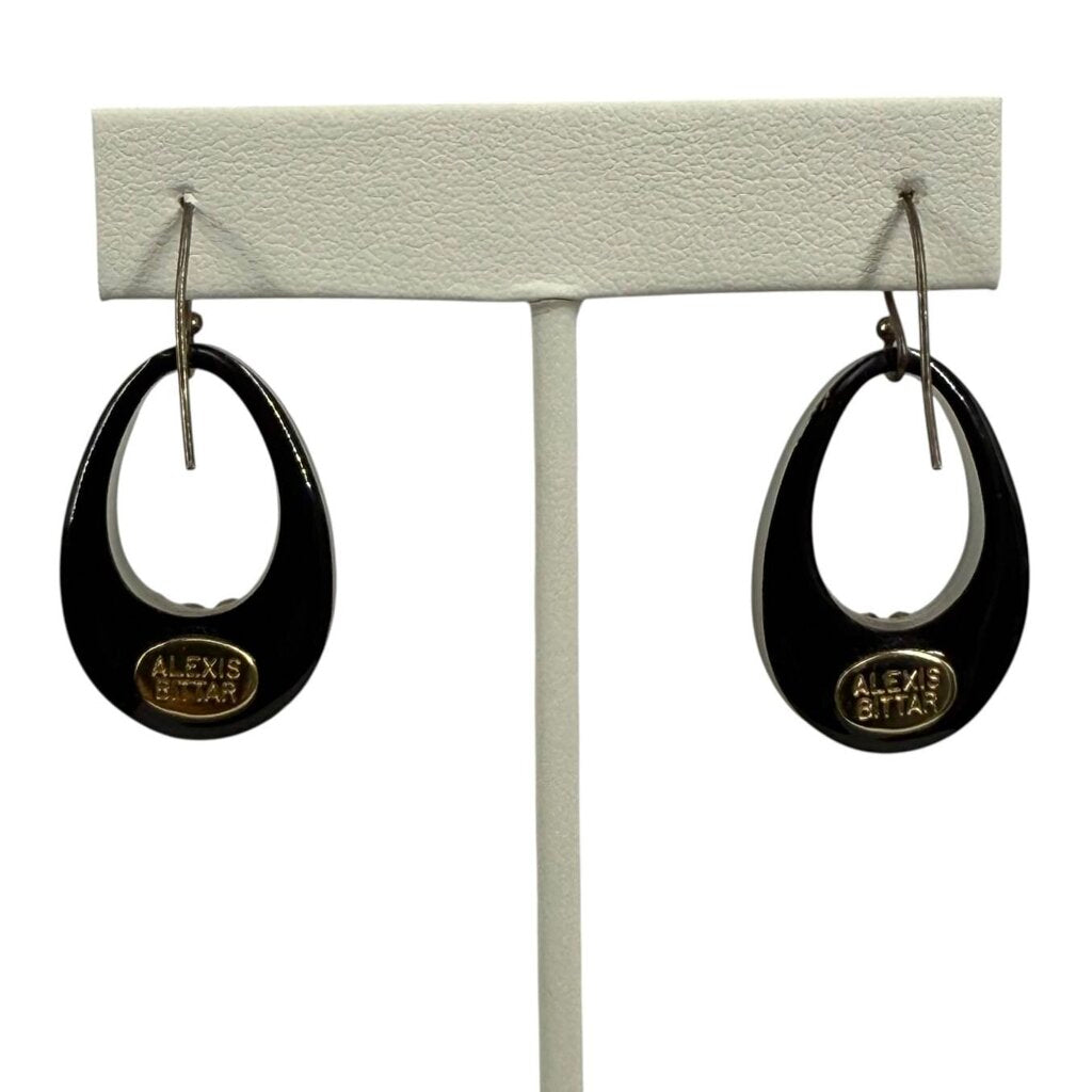 Resin Stone Hoop Earrings