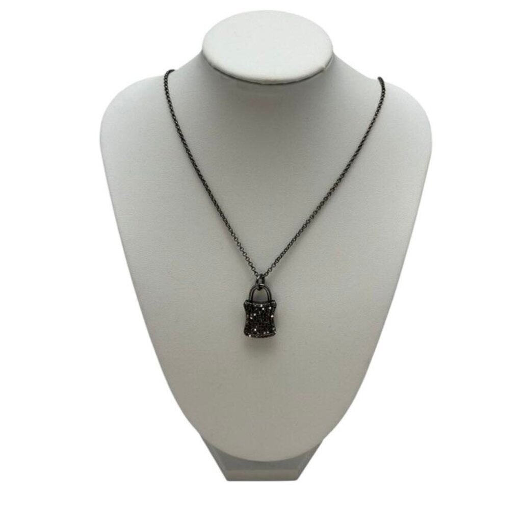Turkish Black Diamond Lock Pendant