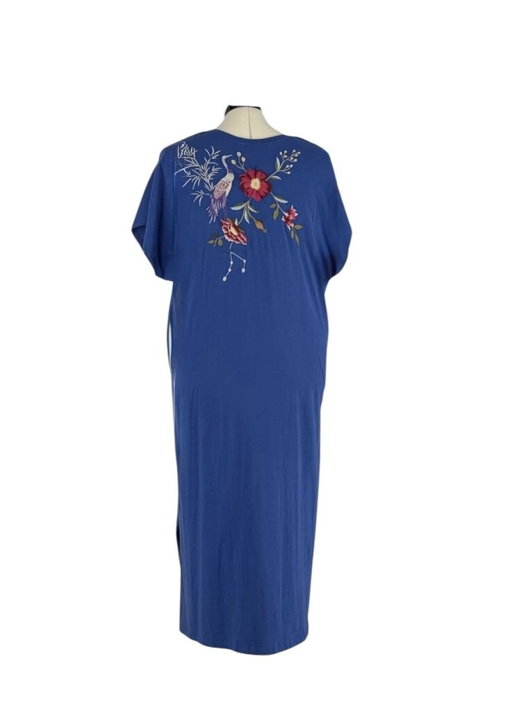 Osaka Embroidered Floral Midi Dress