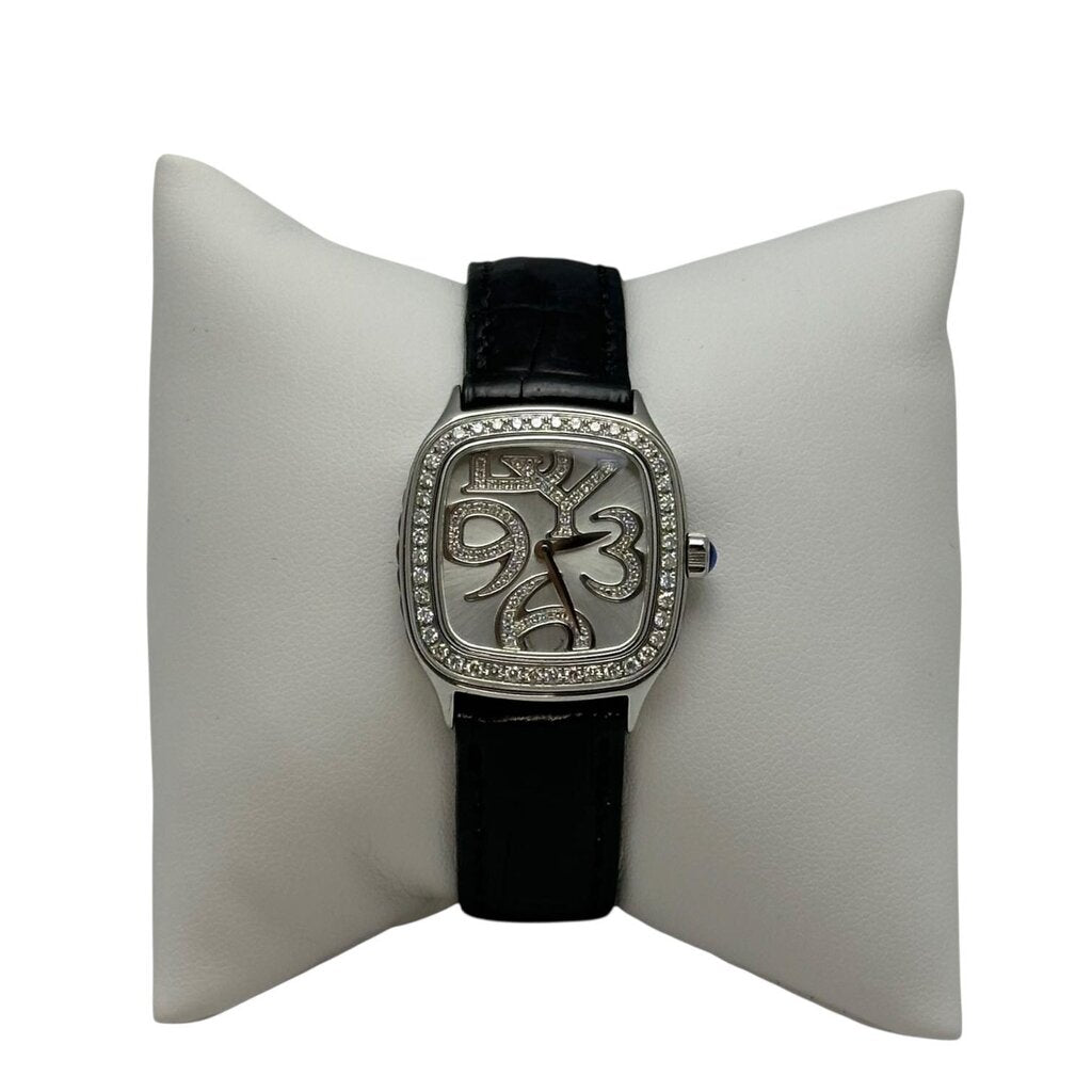 Thoroughbred Jeweled Leather Watch