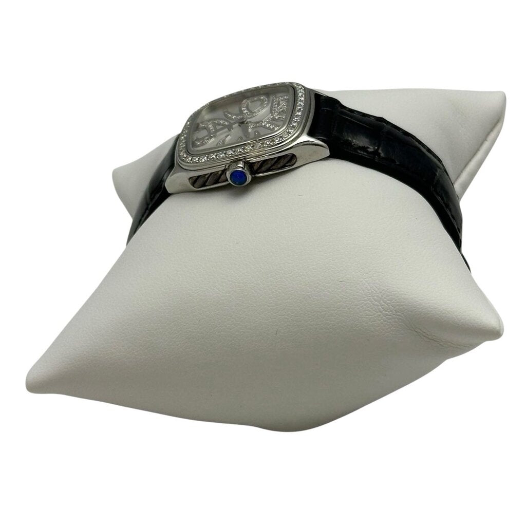 Thoroughbred Jeweled Leather Watch