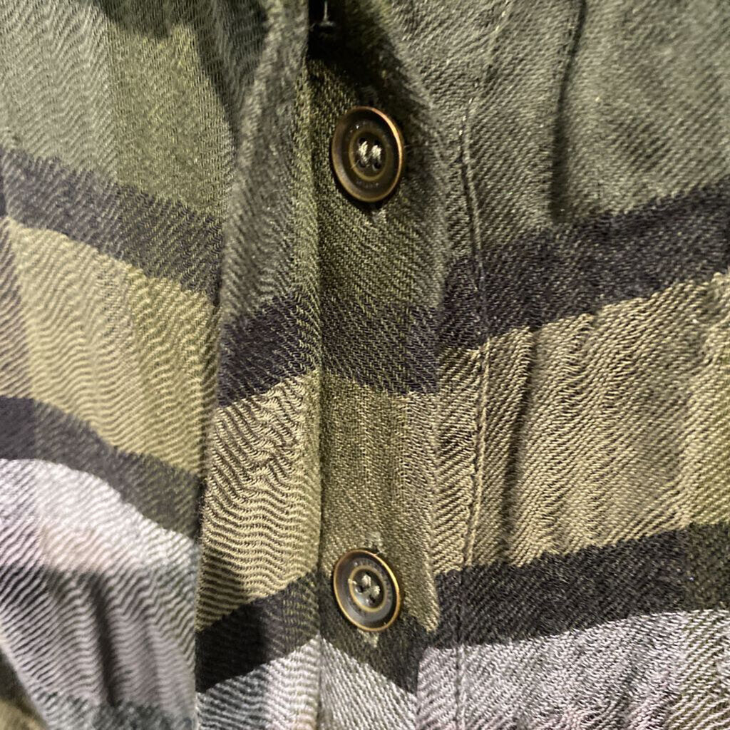 3/4 Sleeve Plaid Shirtdress