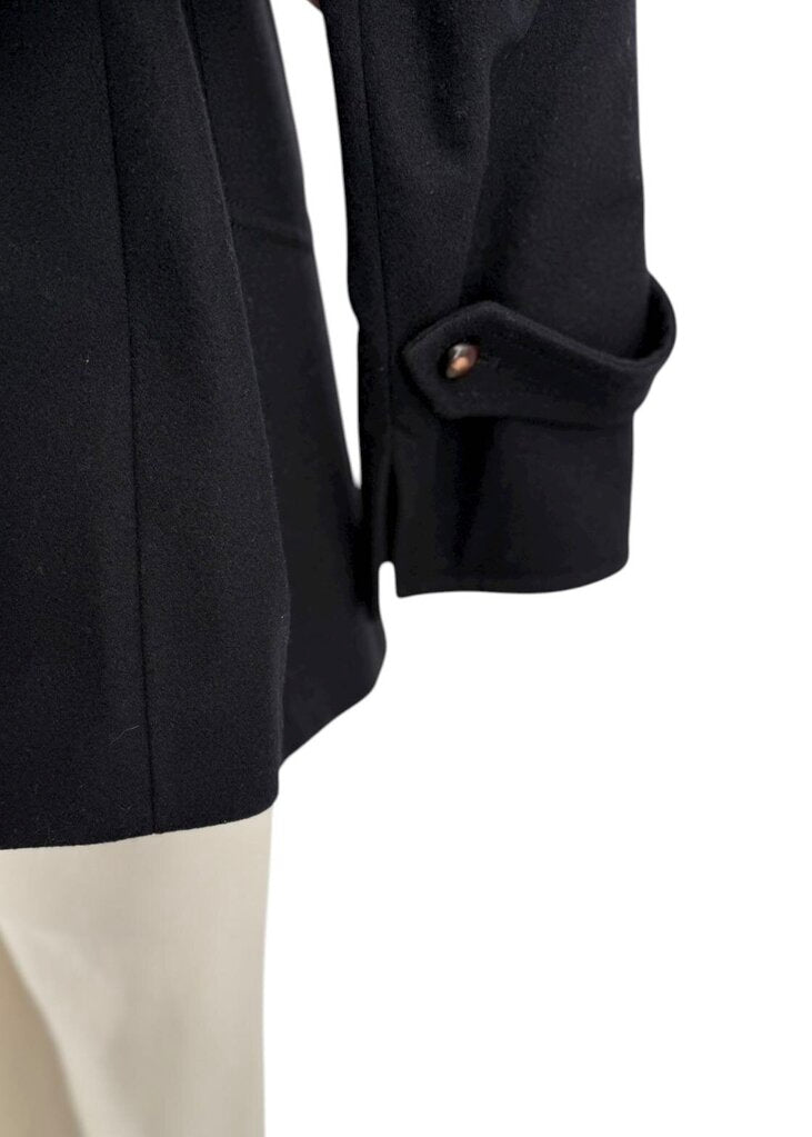 Akris Punto Military Belted Wool Jacket