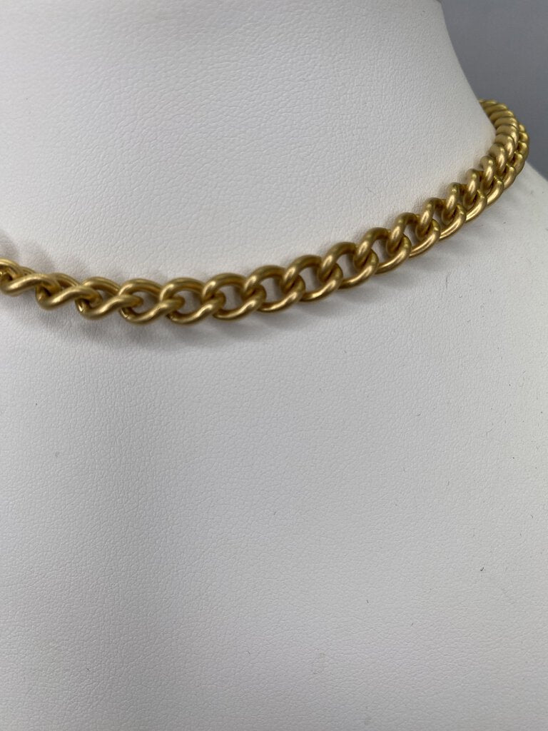 Pame Cuban Rocker Chain w Baroque Pearl / IB4