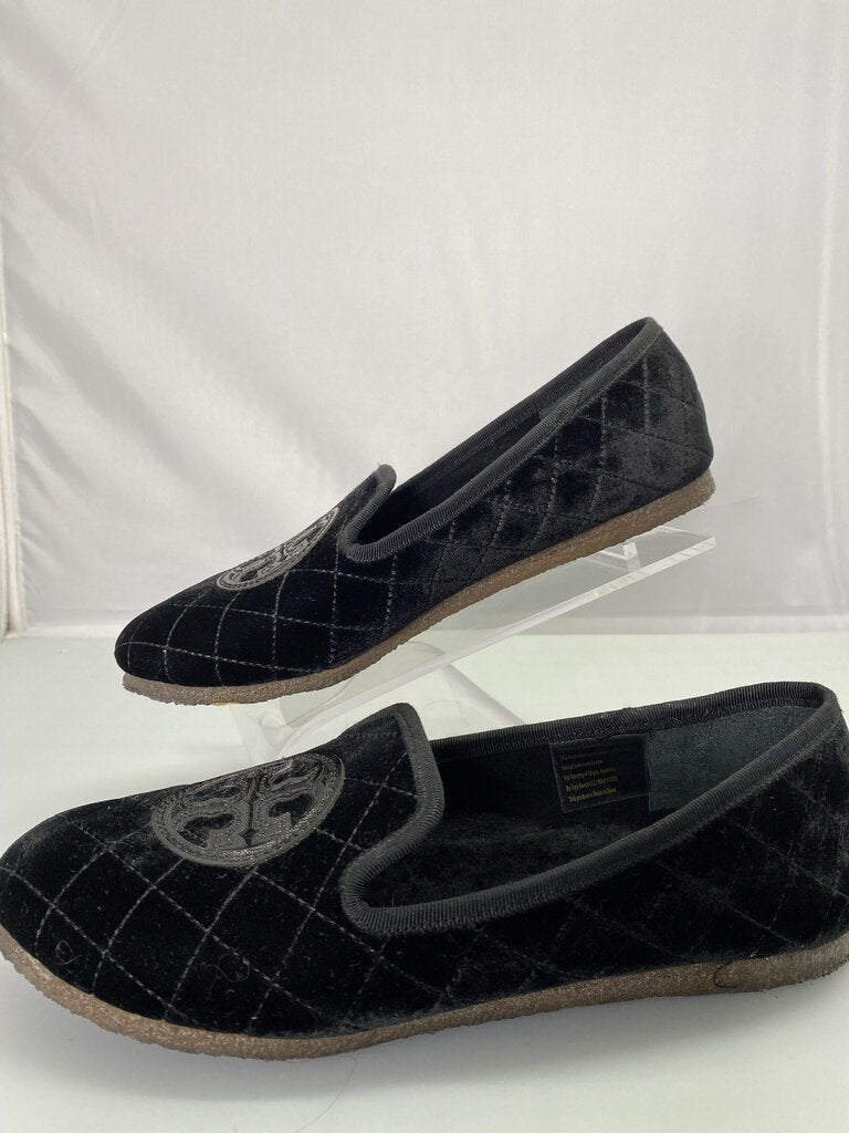 Black Velvet Loafers /IB4