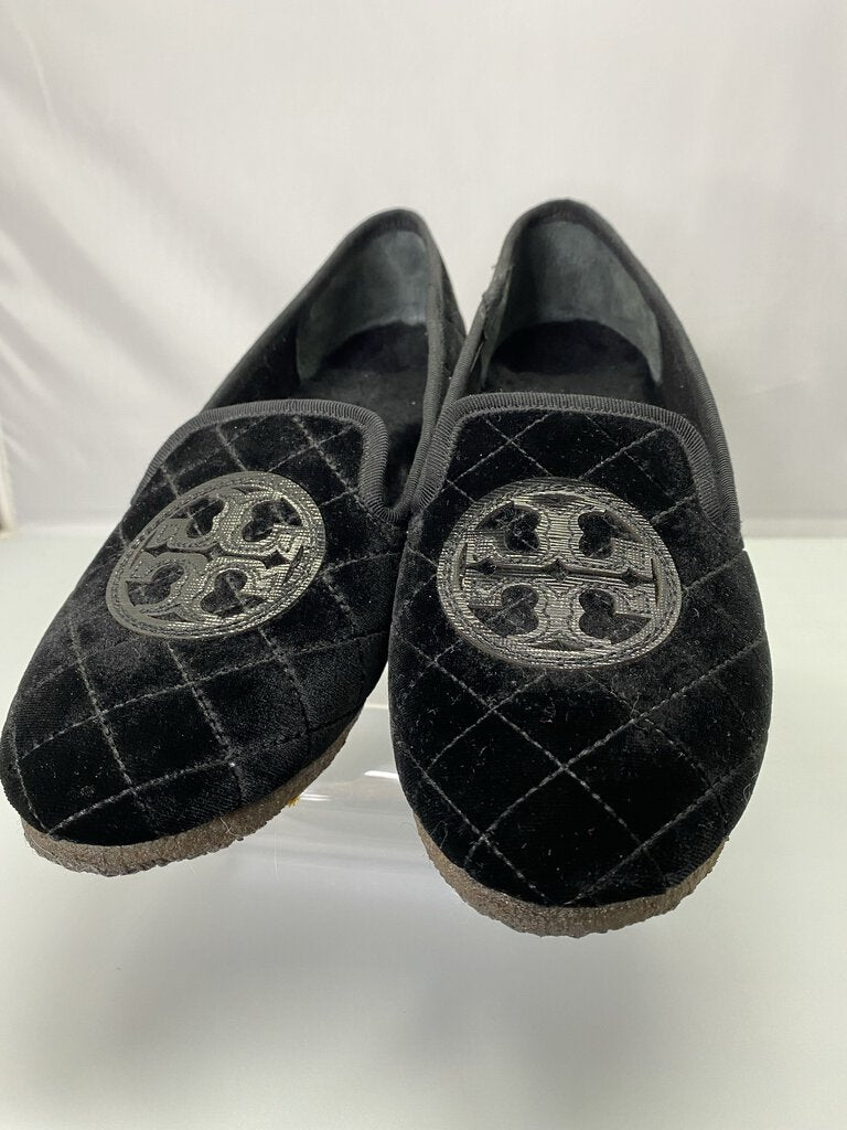 Black Velvet Loafers /IB4