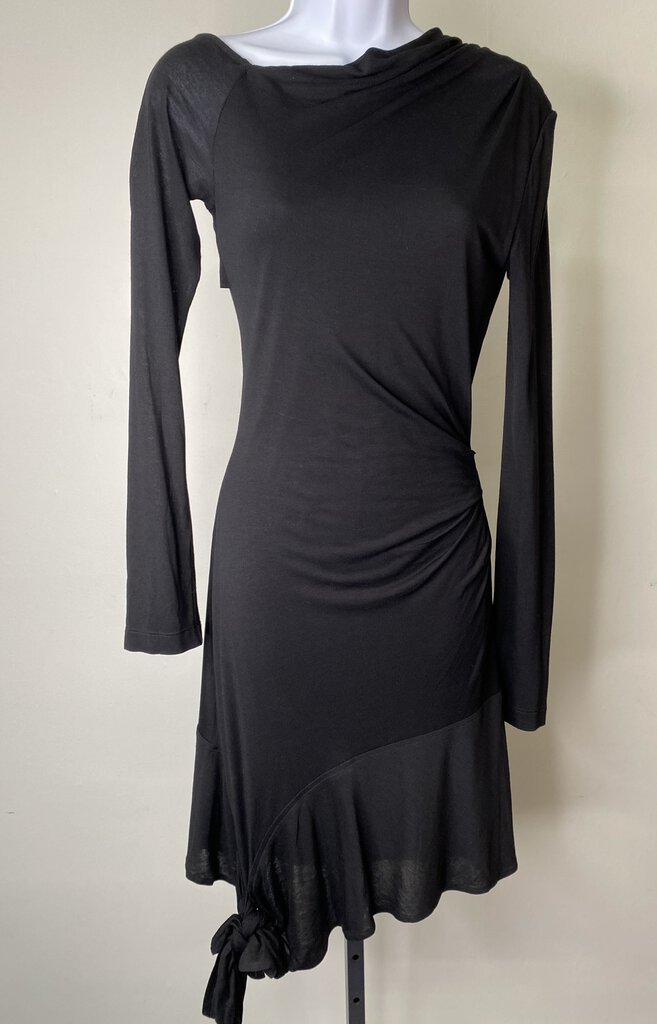 Black Side Rouched Off Shoulder \ ID4