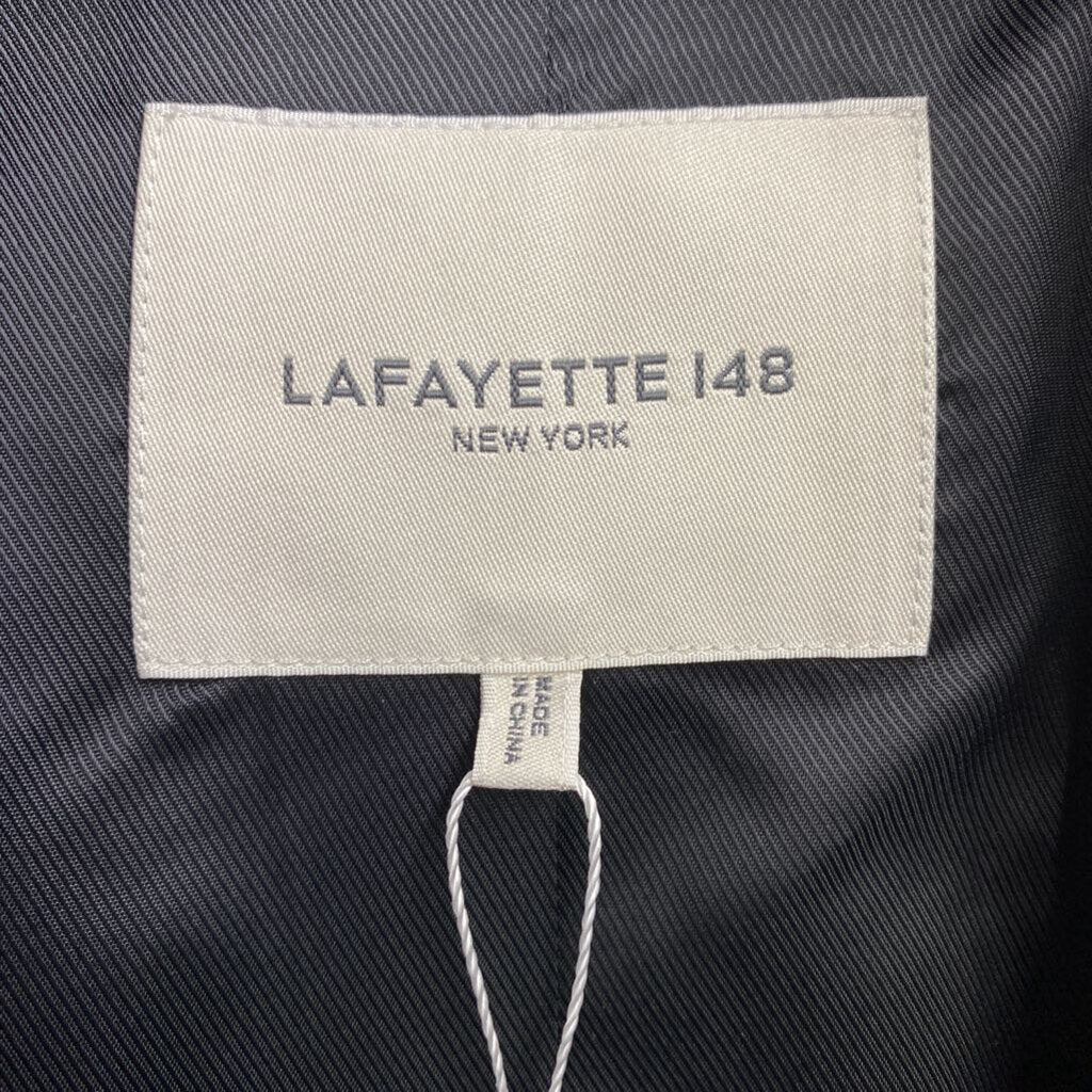 Peaked Lapel Whip Stitch Lamb Leather / XID5