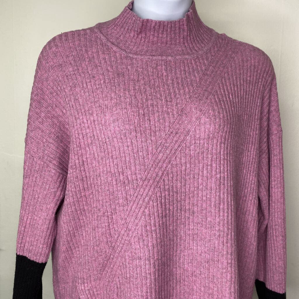 Pink Ribbed High Neck \ JC4