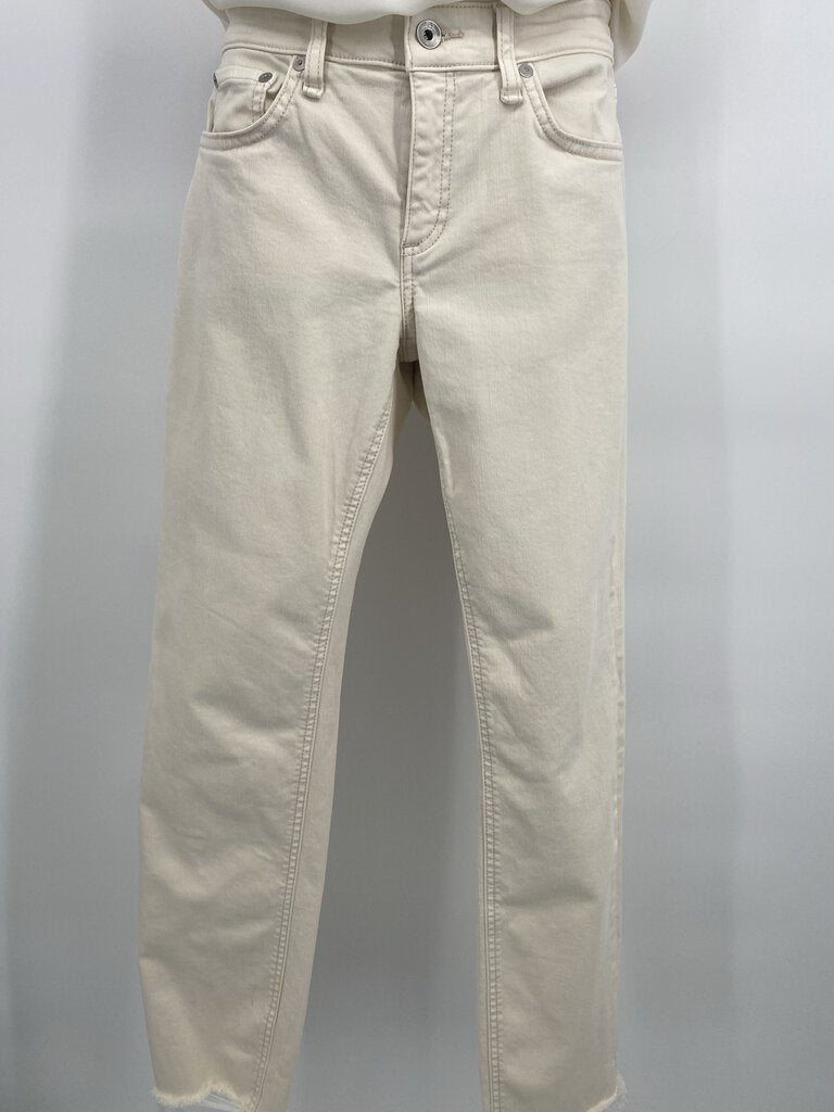 Nina High Rise Raw Edge Straight / JC4