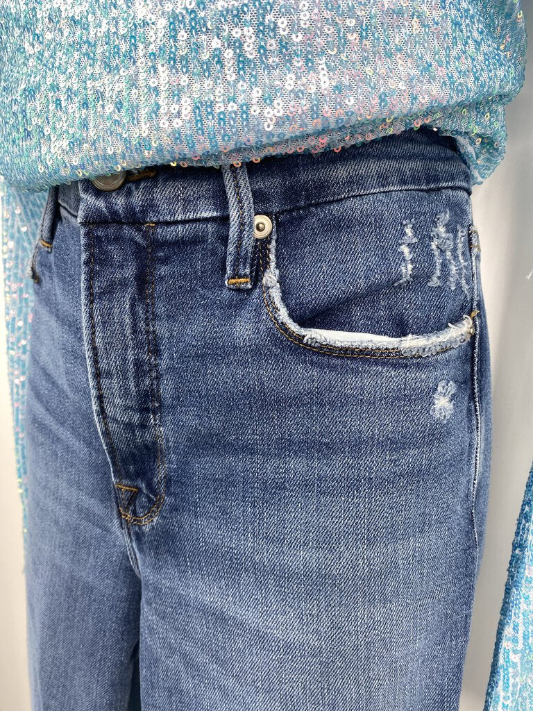 Classic 5 pocket w/ Raw Hem / JD4