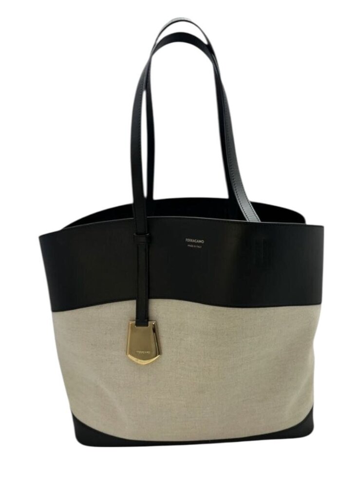 Leather and Canvas Tote \ KD4