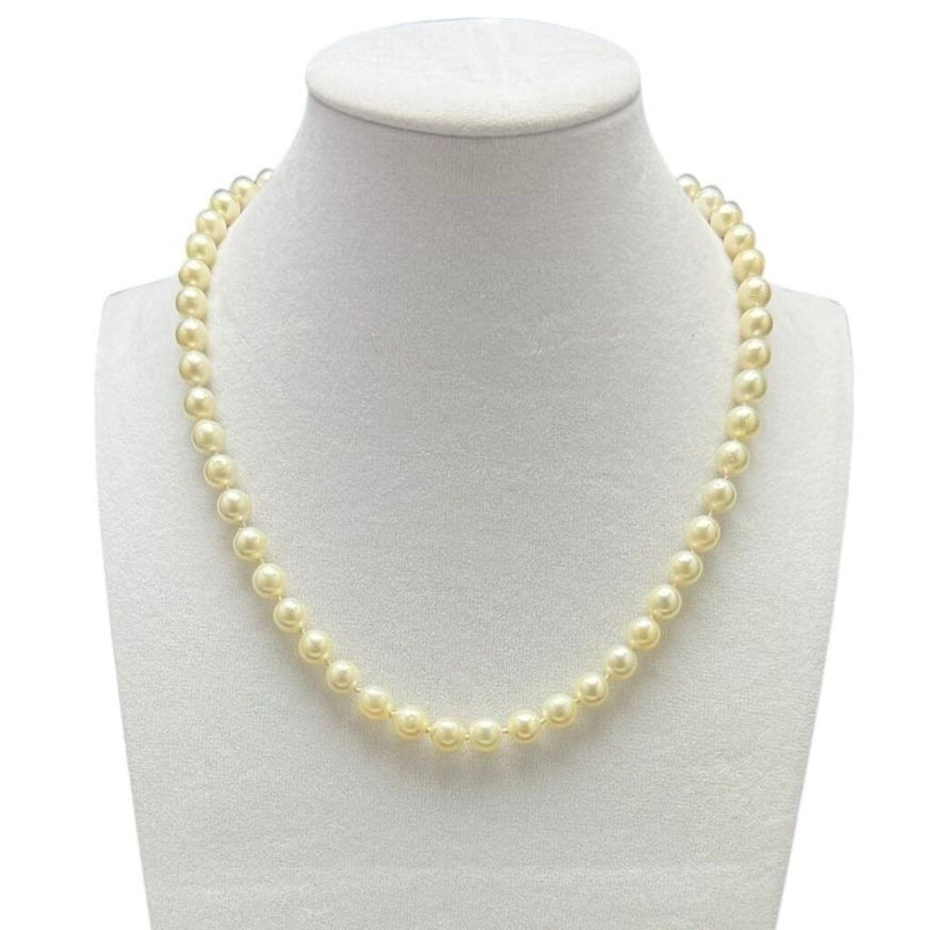 90" Hand tied Long Real Pearls