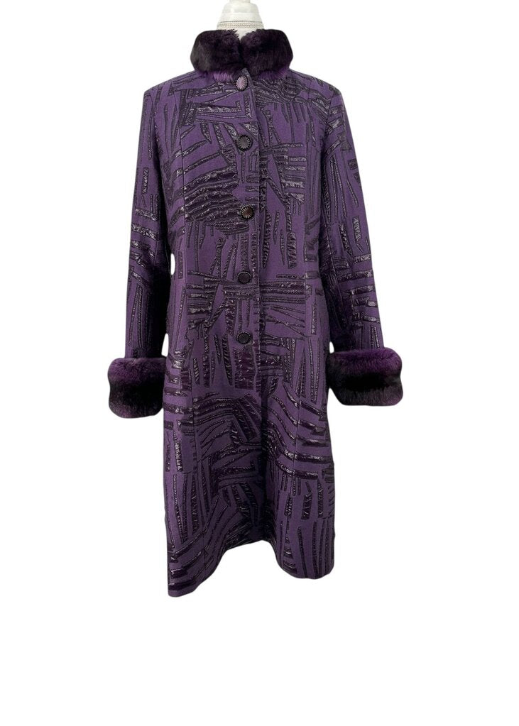 Geo Print w/ Chinchilla Fur / KC5