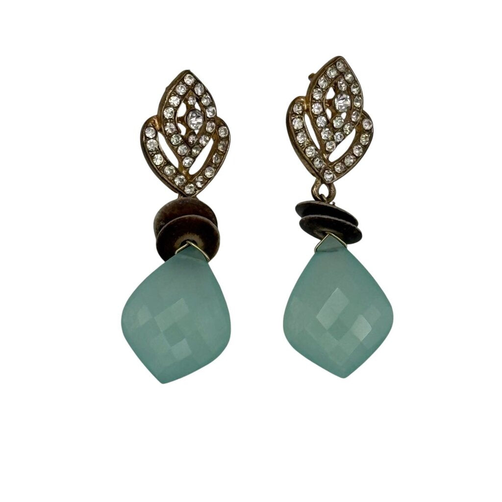 Peruvian Chalcedon Drop Earrings