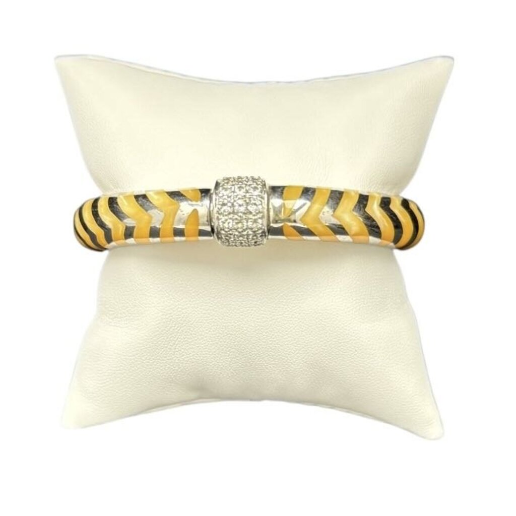 Topaz Sterling Silver Bangle