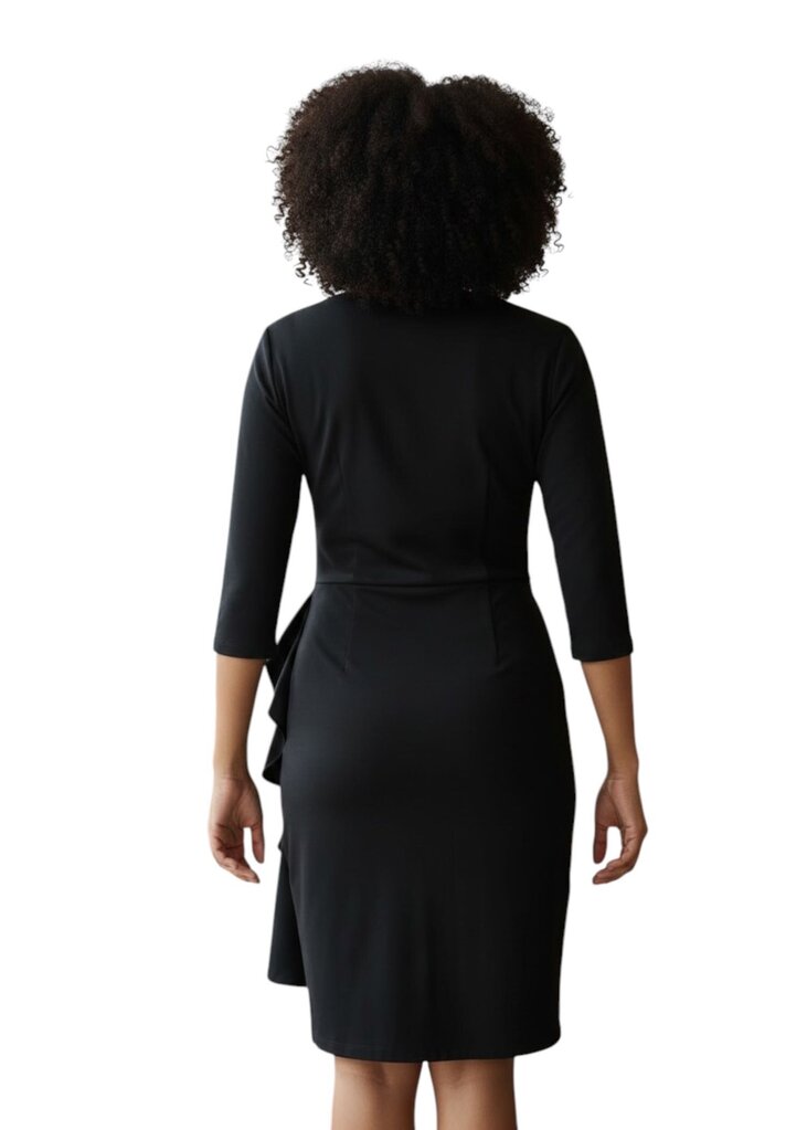 Scuba Cutout Midi Dress