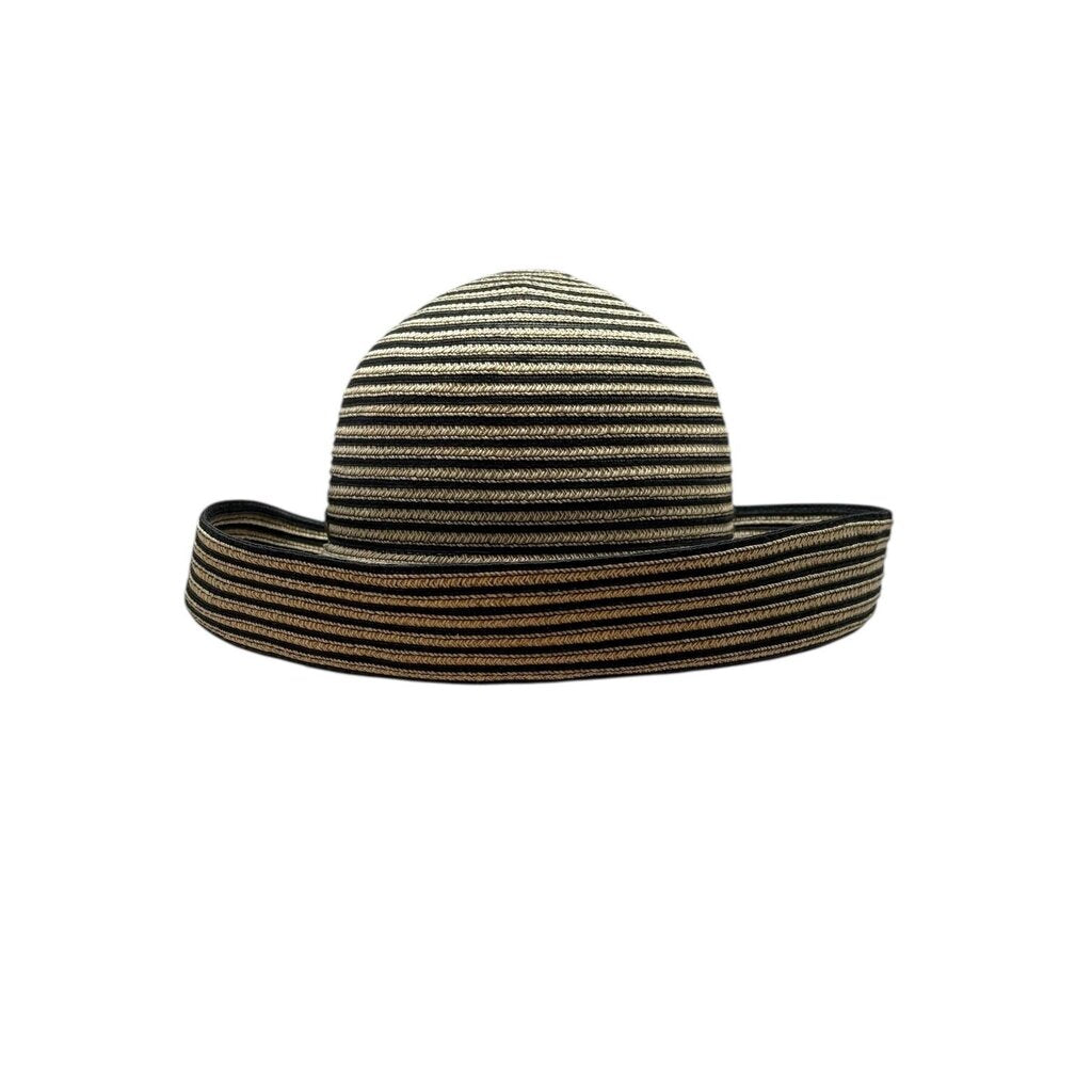 Striped Upturned Brim Sunhat