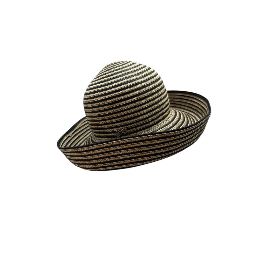 Striped Upturned Brim Sunhat