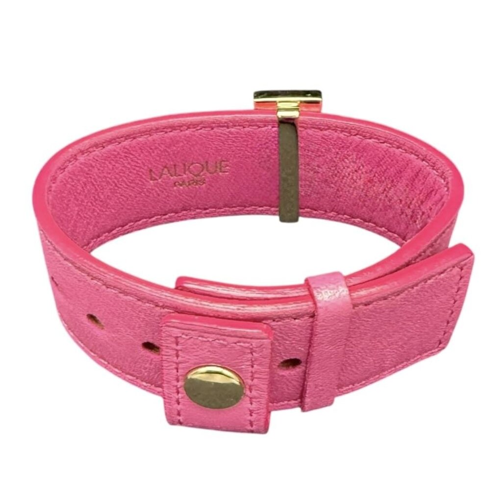 Rayonette Crystal Slide On Leather Cuff