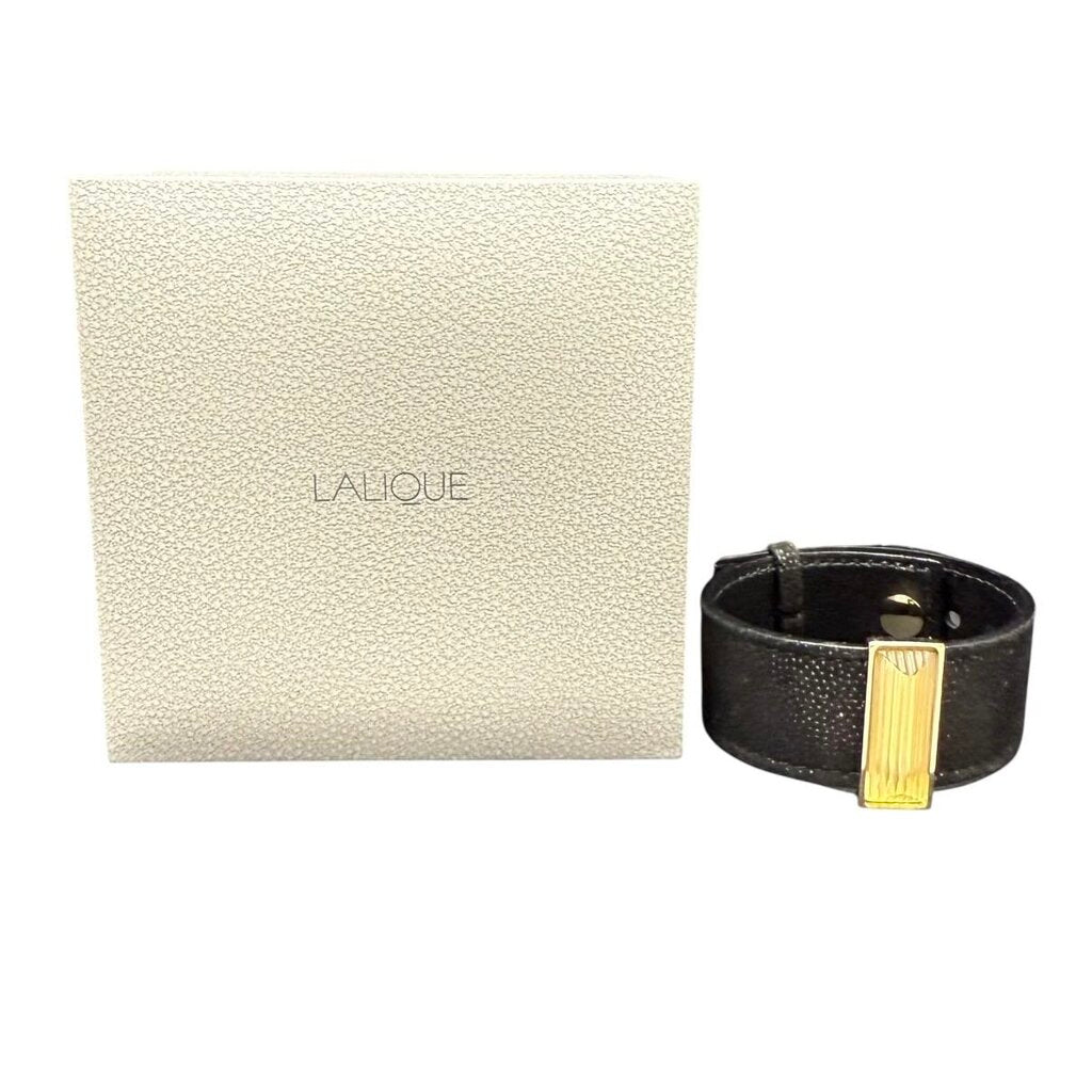 Rayonette Crystal Slide On Leather Cuff