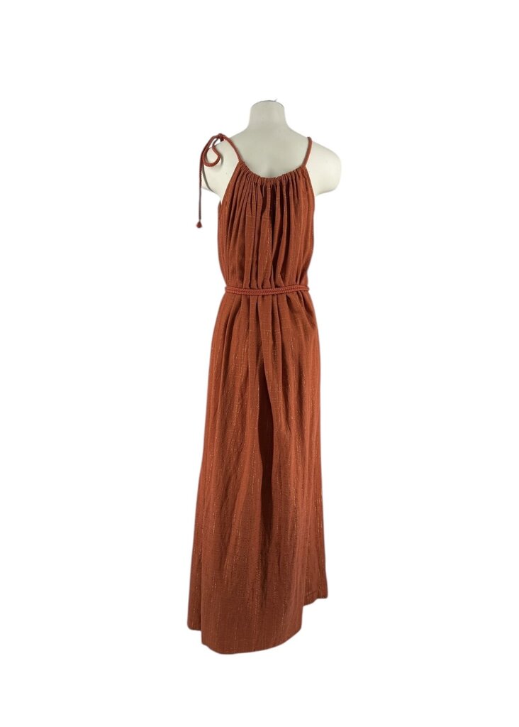 Robe Artemia Halter Neck Maxi Dress