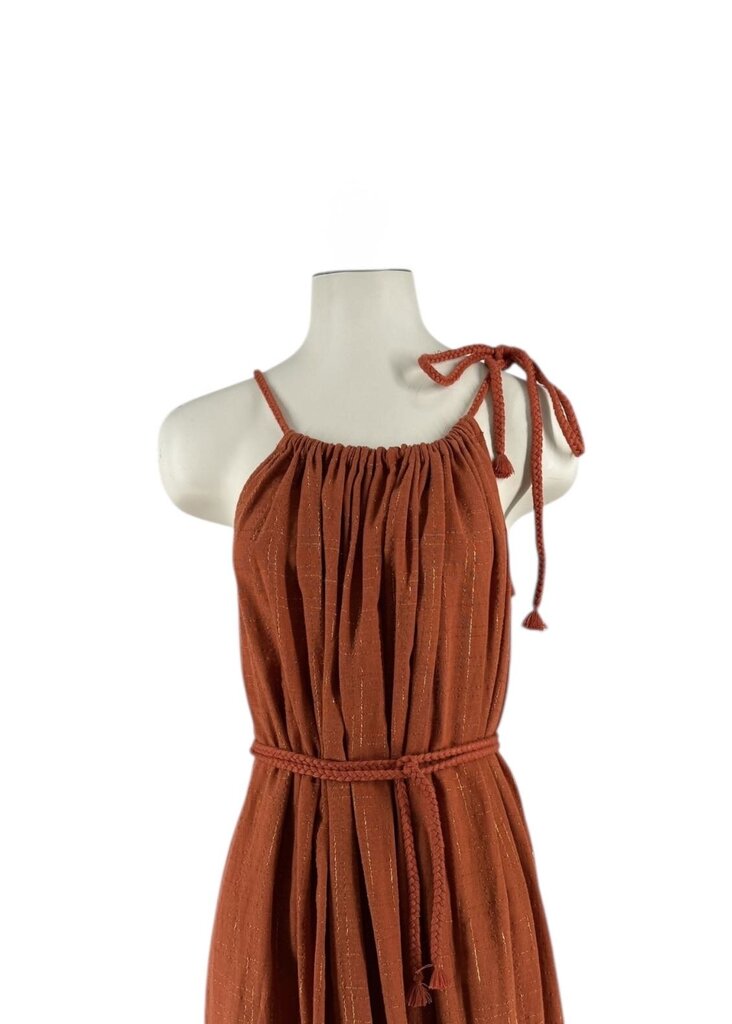 Robe Artemia Halter Neck Maxi Dress