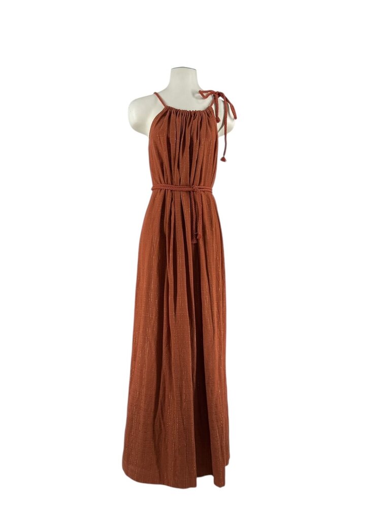 Robe Artemia Halter Neck Maxi Dress