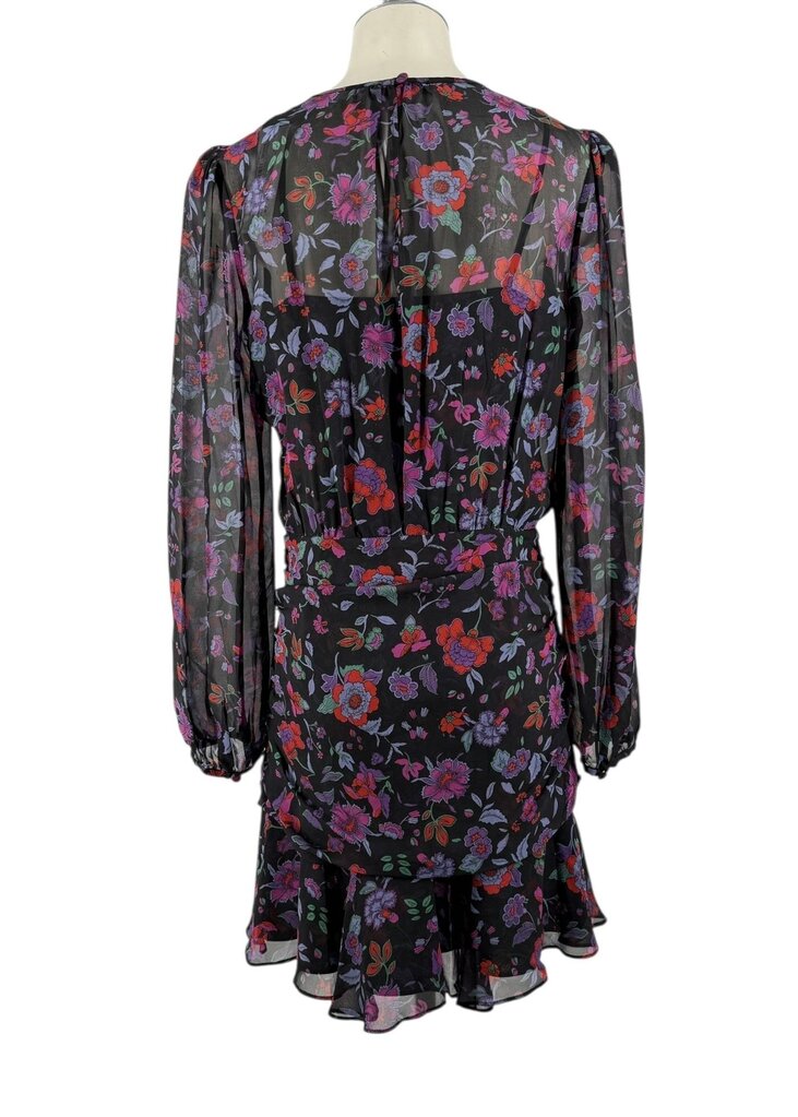 Robin Floral Silk Mini Dress