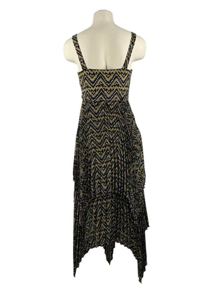 Kendall Accordion Pleat Midi Dress