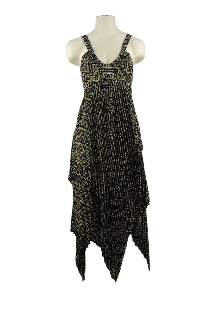 Kendall Accordion Pleat Midi Dress