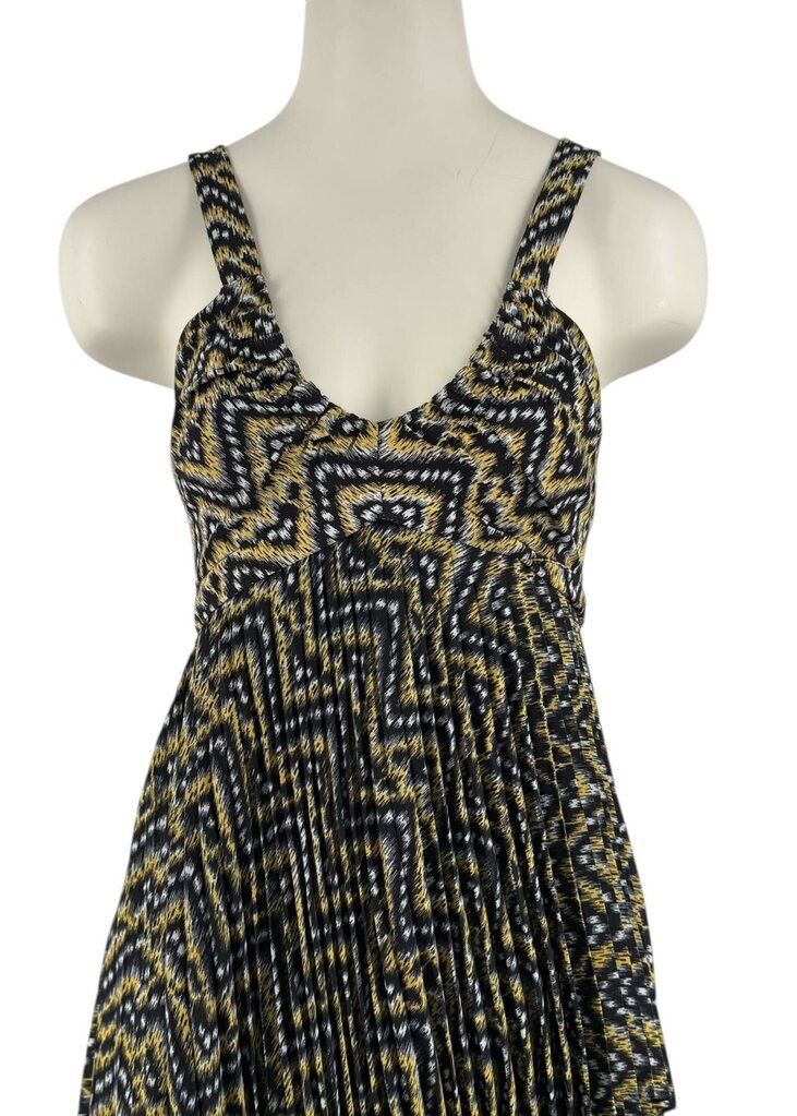 Kendall Accordion Pleat Midi Dress