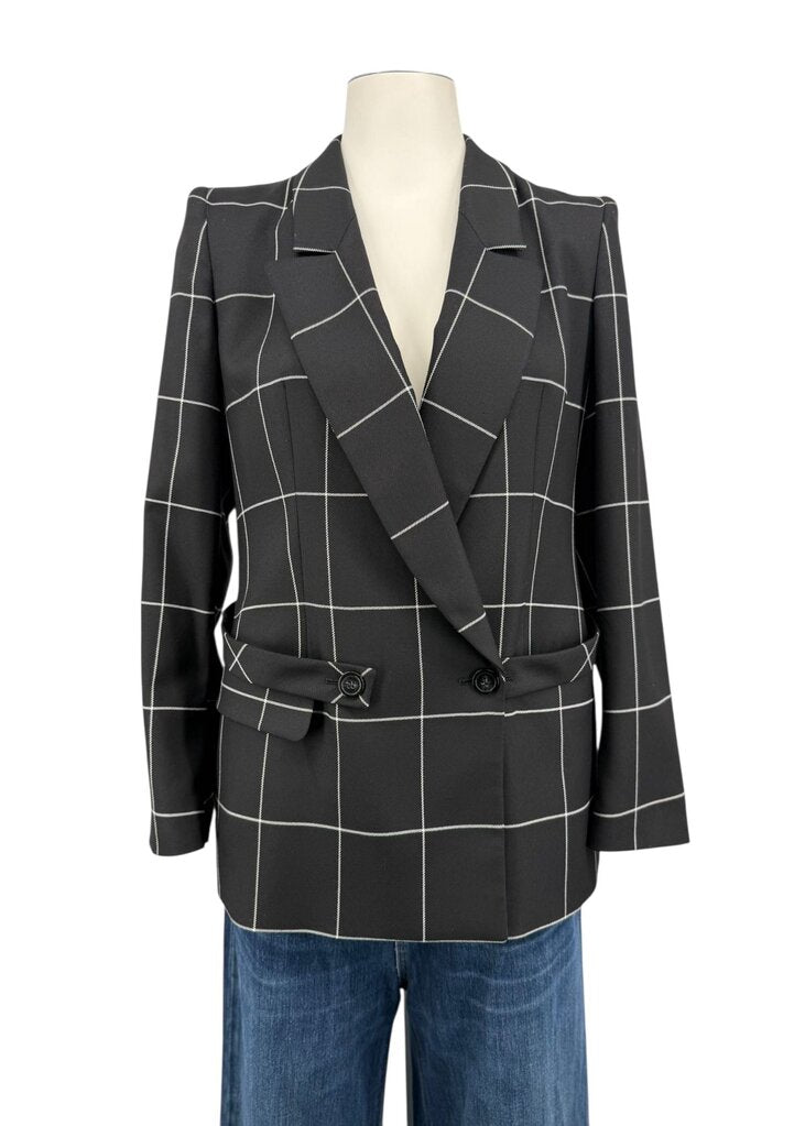 Check Double Breasted Blazer \ GD5