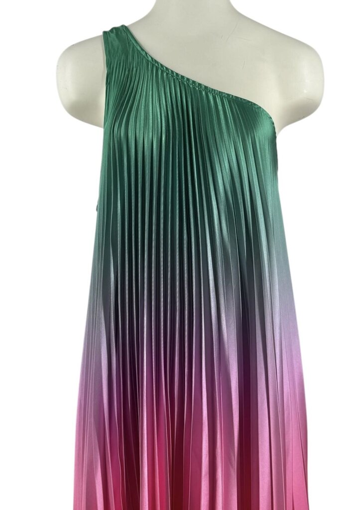 Ombre Micro Pleated 1 Shoulder / GD5
