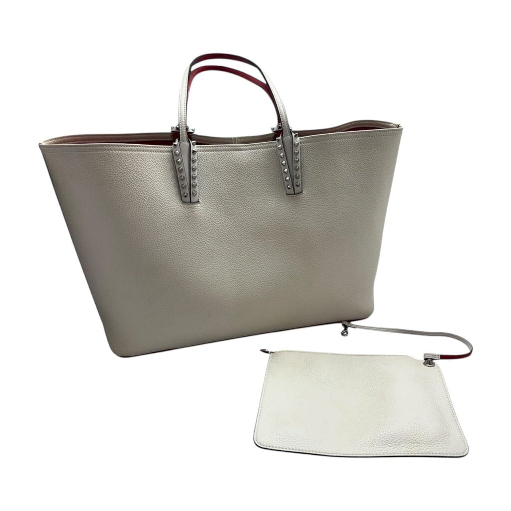 Cabata Studded Pebble Leather Tote