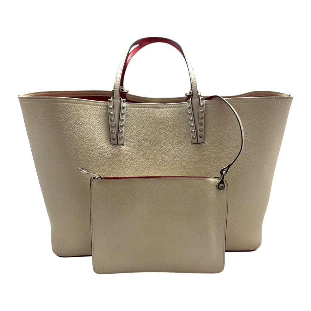 Cabata Studded Pebble Leather Tote