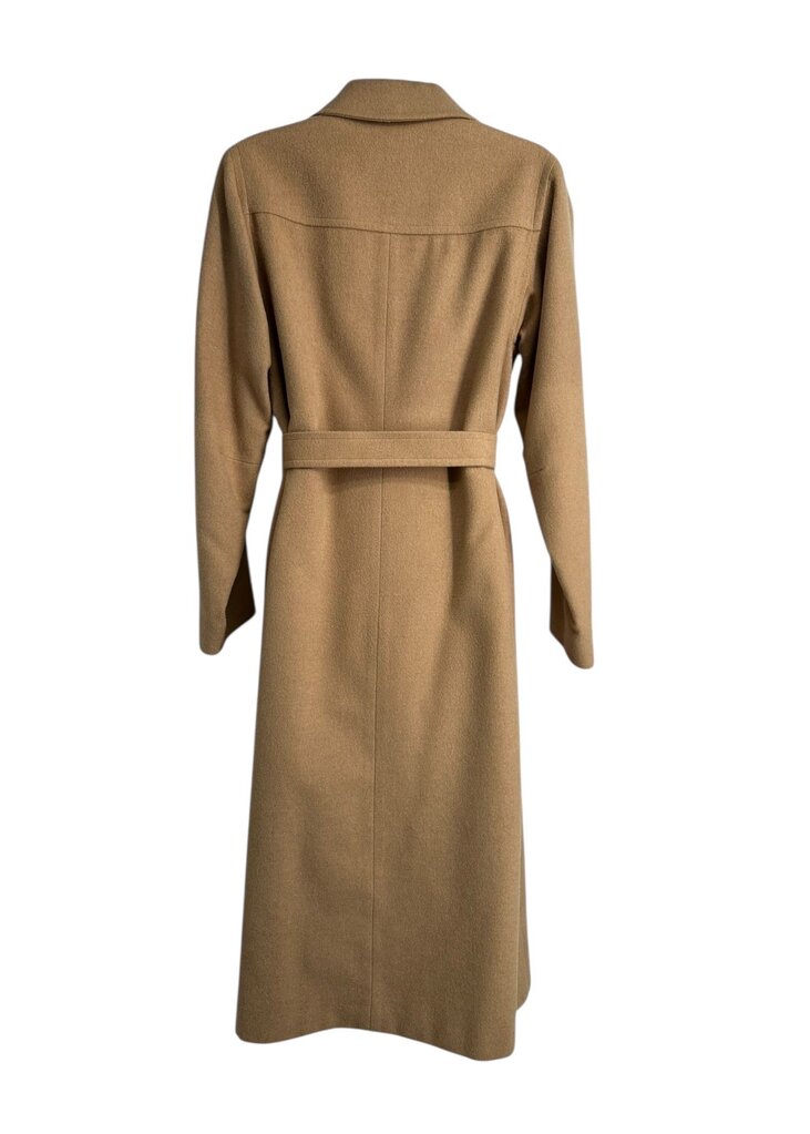 Camel Hair Belted Overcoat
