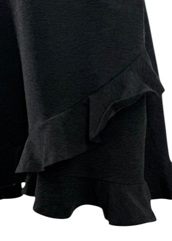 Ruffled Up High Neck Dress