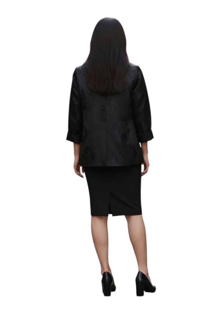 Tulip Jaquard Box Stand Up Collar