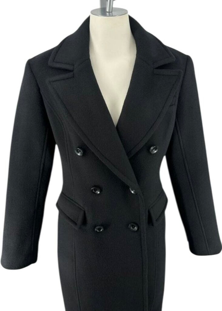 Bria Double Breasted Wool Blend Maxi / HC5