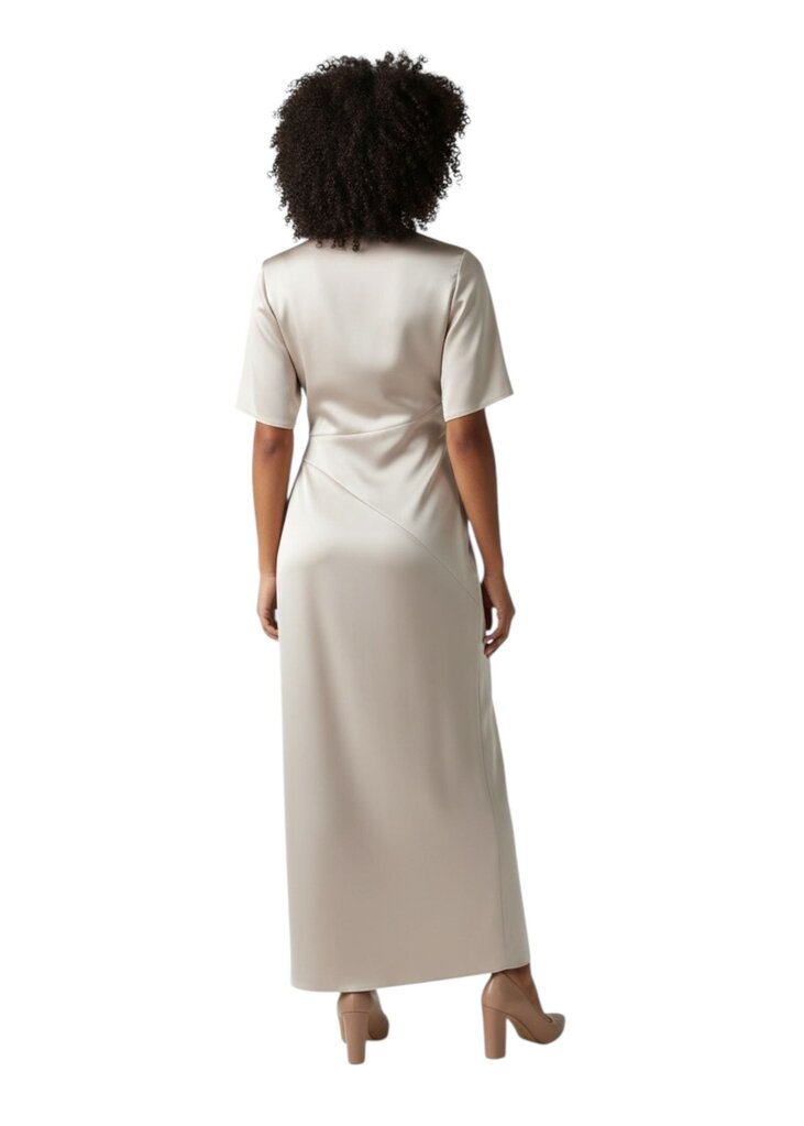 Cowl Draped Sheath Dress