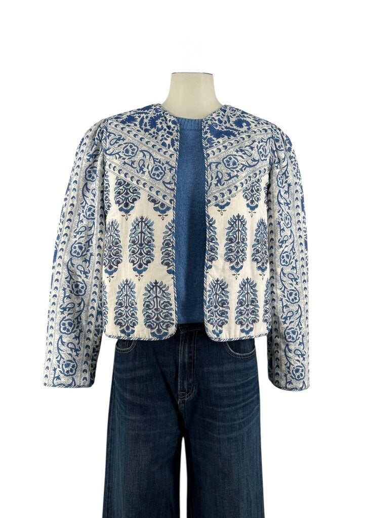 Hudson Hydrangea Quilted Jacket