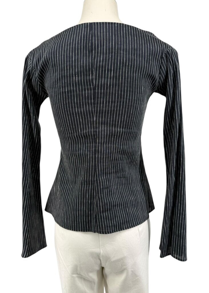 Pinstripe Sweetheart LS Btn $245 / HD5