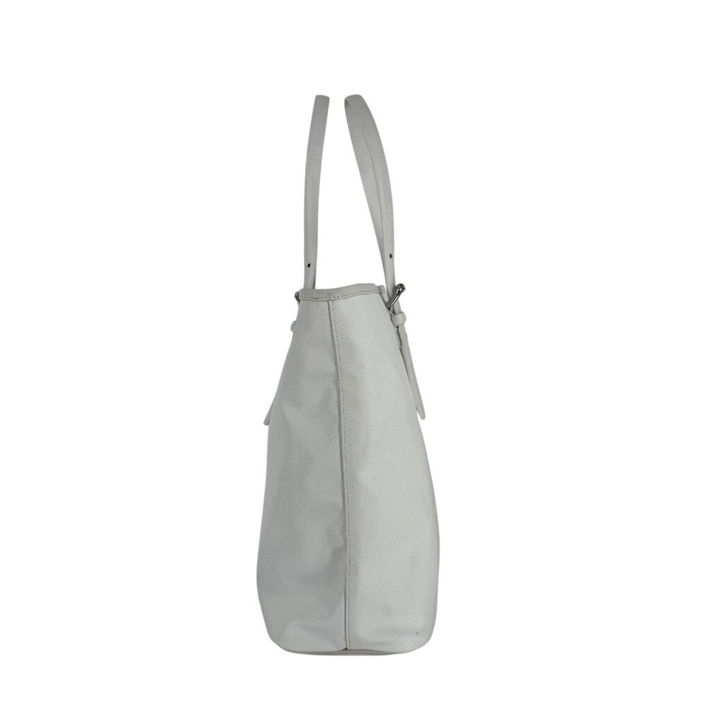 Longchamp Double Silver Buckle License Tag Pique Handbag