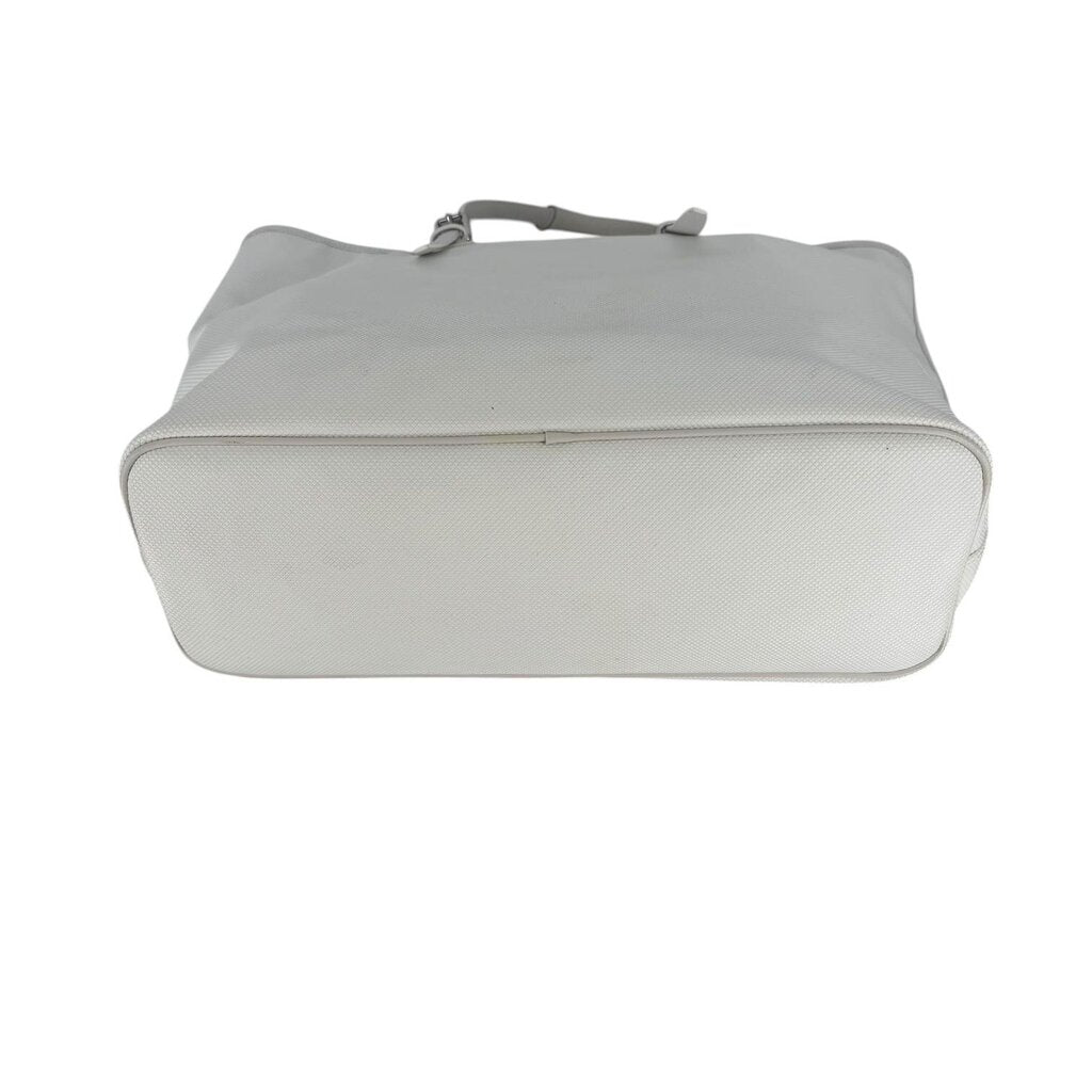 Longchamp Double Silver Buckle License Tag Pique